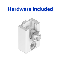 41-410-3 MODULAR SOLUTIONS GUARD CONNECTION FOR REMOVABLE PANEL 36MMX30MMX15MM WITH HARDWARE AND PIVOT PIN
